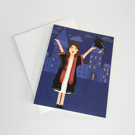 Graduation Night Card -Girl