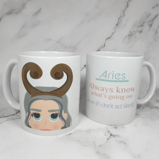 Aries mug (march 21 - April 19)