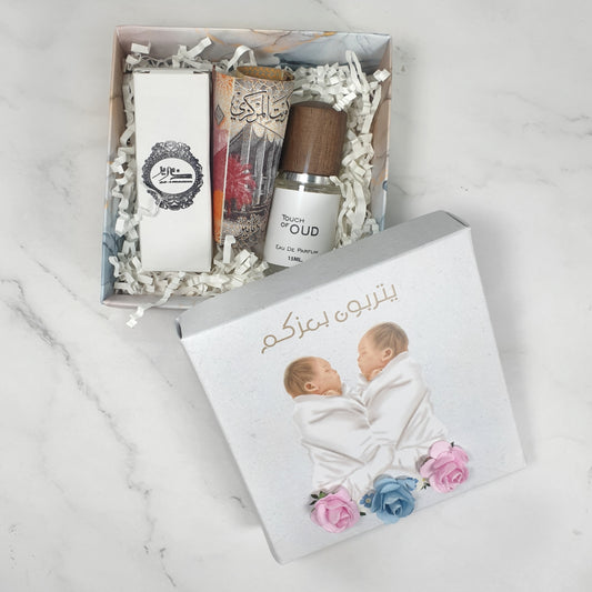 Twins gift set| perfume, bukhour